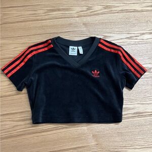 Adidas Velvet Crop Top